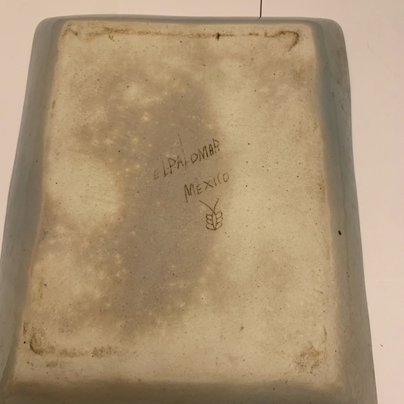 "El Palomar Blue"
 
- Rectangular Tray, 10 1/8" x 8 3/8"- - Picture 5 of 5